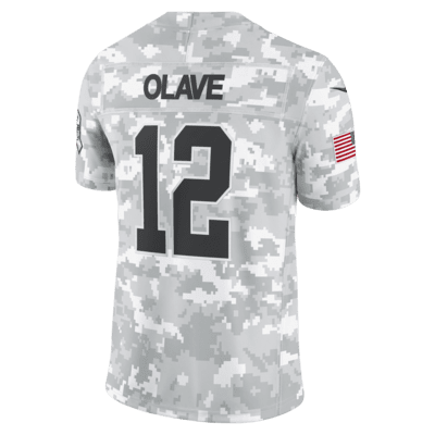 Chris Olave New Orleans Saints Salute to Service Men's Nike Dri-FIT NFL Limited Jersey