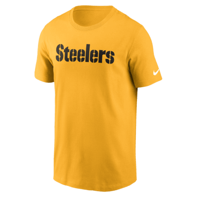 Мужская футболка Pittsburgh Steelers Primetime Wordmark Essential