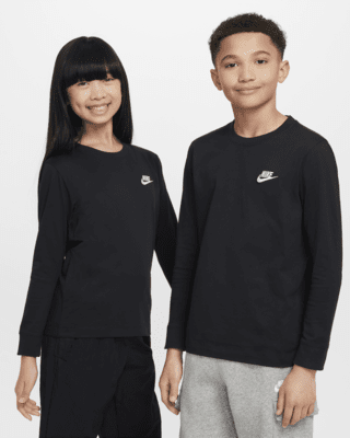 Подростковая футболка Nike Sportswear Big Kids' Long-Sleeve