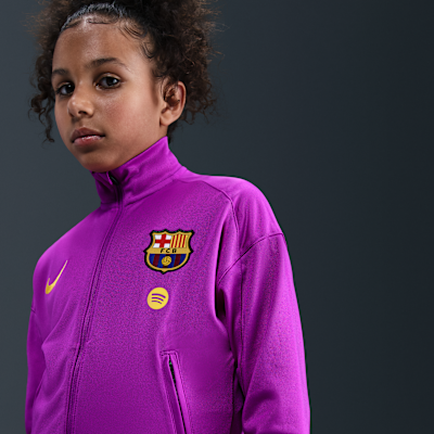 Tuta da calcio in maglia Nike Dri-FIT FC Barcelona Strike – Ragazzo/a