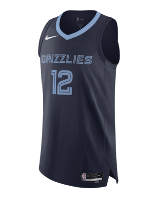 Мужские джерси Grizzlies Icon Edition 2020 Nike NBA Authentic Jersey