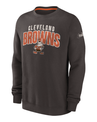 Nike Rewind Gym Vintage (NFL Cleveland Browns) Women's Pullover Hoodie.