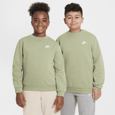 Nike Sportswear Club Fleece Big Kids' Sweatshirt (Extended Size)