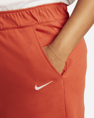 red nike jersey shorts