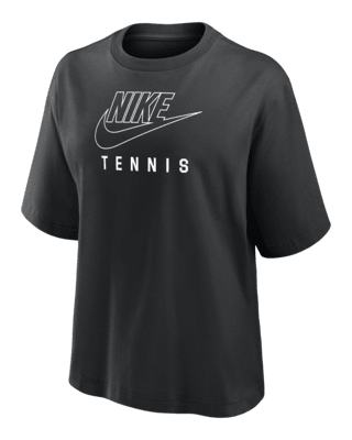 Женская футболка Nike Swoosh Tennis Boxy для тенниса