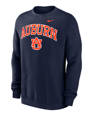 Мужские  Auburn Arch Nike College Pullover Crew