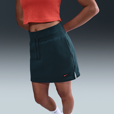 Falda para mujer Nike Sportswear Phoenix Fleece