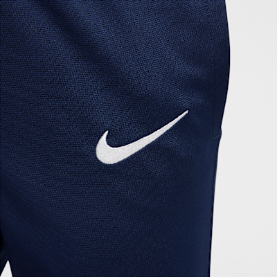 Pleteninová fotbalová sportovní souprava Nike Dri-FIT Paris Saint-Germain Strike pro malé děti