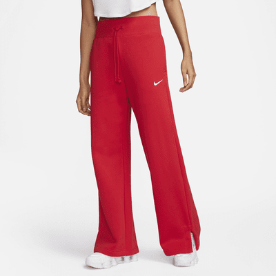 Nike Sportswear Phoenix Fleece Women's High-Waisted Wide-Leg Tracksuit Bottoms