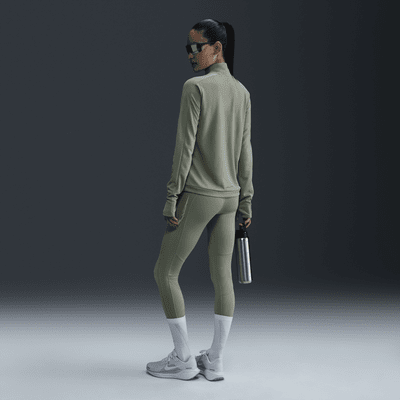 Nike Swoosh Dri-FIT-Midlayer-Laufoberteil mit Viertelreißverschluss (Damen)