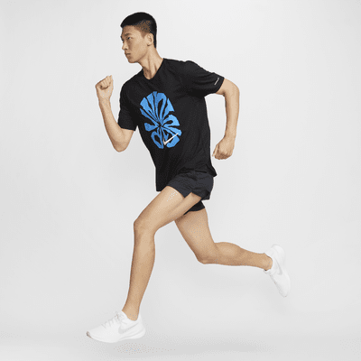 เสื้อวิ่งแขนสั้นผู้ชาย Dri-FIT Nike Rise 365 Run Energy