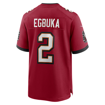 Jersey Nike de la NFL Game para hombre de Emeka Egbuka de los Tampa Bay Buccaneers