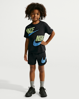 Детские джерси Nike Sportswear In The Zone Little Kids' Relaxed Jersey 2-Piece Set