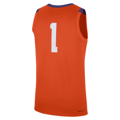 Clemson Tigers Replica Men's Nike College Basketball Jersey