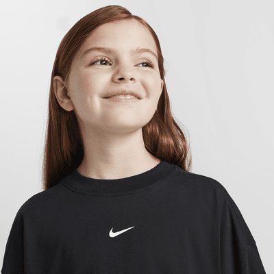 Playera oversized para niña talla grande Nike Sportswear