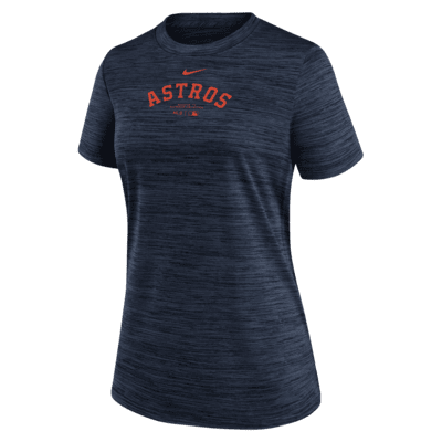 Houston Astros Authentic Collection Practice Velocity Women's Nike Dri-FIT MLB T-Shirt