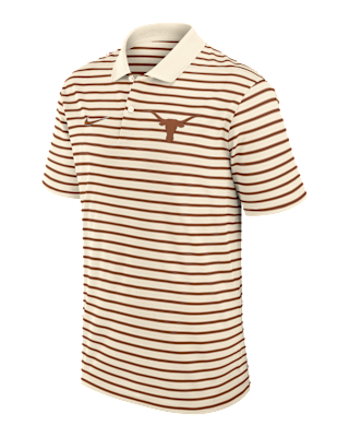 Мужские  Texas Striped Nike Dri-FIT College Polo