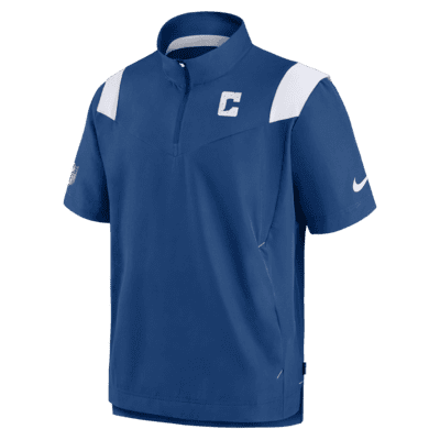Men's Nike Blue Detroit Lions Sideline Coach Chevron Lock Up