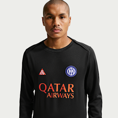 Inter Milan Academy Pro SE Men's Nike ACG Dri-FIT Football Long-Sleeve Pre-Match Top