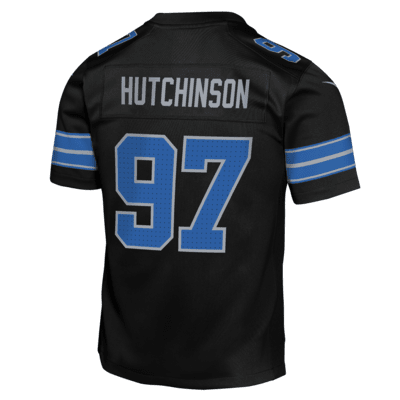 Jersey Nike de la NFL Game para niños talla grande Aidan Hutchinson Detroit Lions