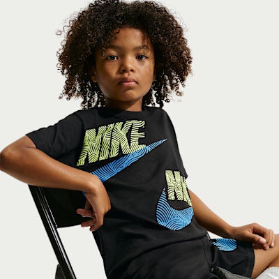 Nike Sportswear In The Zone Little Kids' Relaxed Jersey 2-Piece Set