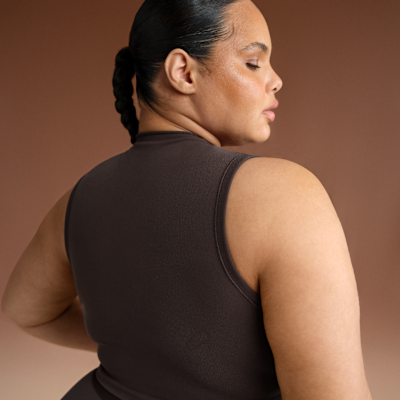 Bra de corte largo con cuello alto para mujer NikeSKIMS Vintage Seamless