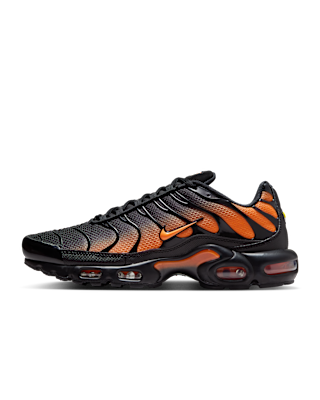 Nike Air Max Plus sneaker Zwart/Zwart/Total Orange