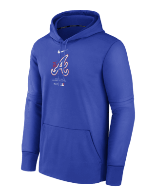 Мужское худи Atlanta Braves City Connect Practice Nike Therma MLB Pullover Hoodie