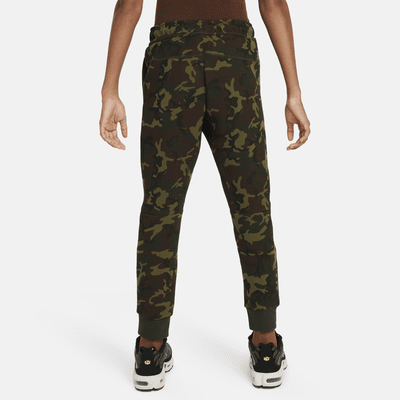 Nike Sportswear Tech Fleece Big Kids' (Boys') Camo Joggers