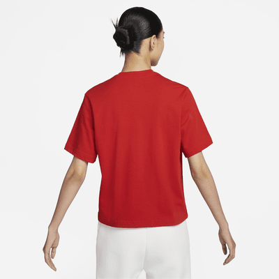 เสื้อยืดผู้หญิงทรงหลวม Nike Sportswear Essential