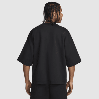 Camisola de lã cardada de manga curta Nike Tech para homem