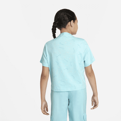 Playera para niña talla grande Nike Sportswear