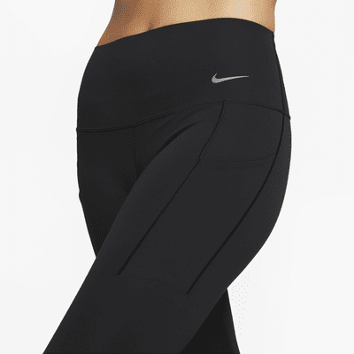 Leggings capri con bolsillos de tiro alto y sujeción media para mujer Nike Universa