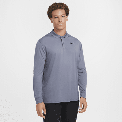 Nike Dri-FIT Victory-golfpolo med lange ærmer til mænd