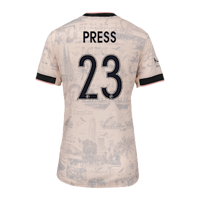 Christen Press Angel City FC 2025 Stadium Away Women's Nike Dri-FIT NWSL Replica Jersey