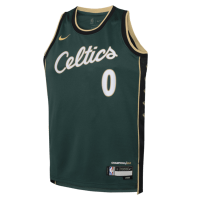 Jayson Tatum Boston Celtics City Edition Older Kids' Nike Dri-FIT NBA Swingman Jersey