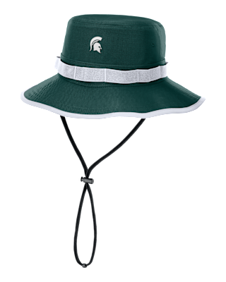 Мужские  Michigan State Sideline Apex Gameday Boonie Nike Dri-FIT College Bucket Hat