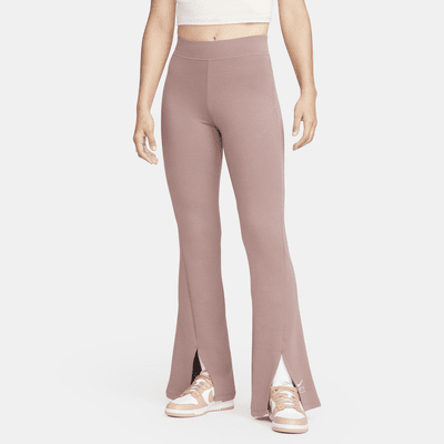 Flare You At High-Waisted Split Hem Pants  How to hem pants, Outfits with  leggings, Yogapants outfit