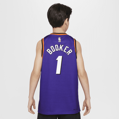 Dres Nike Dri-FIT NBA Swingman Devin Booker Phoenix Suns City pro větší děti