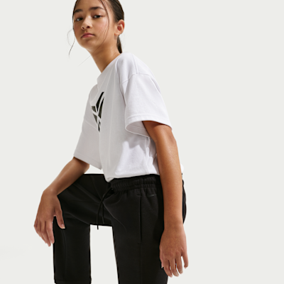 Pants de básquetbol de tejido Fleece Dri-FIT para niños talla grande Kobe