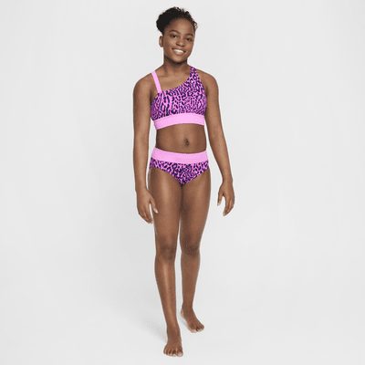 Nike Swim Wild Asymmetrischer Monokini für ältere Kinder (Mädchen)