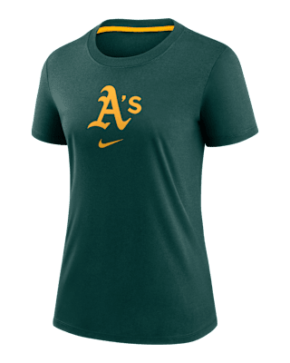 Женская футболка Athletics Authentic Collection Early Work Nike MLB