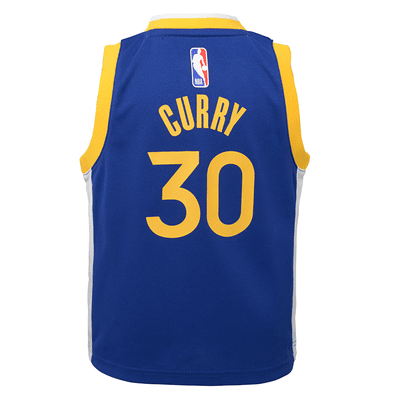 Stephen Curry Golden State Warriors 2022/2023 Icon Nike NBA-Set aus Trikot und Shorts (jüngere Kinder, Jungen)