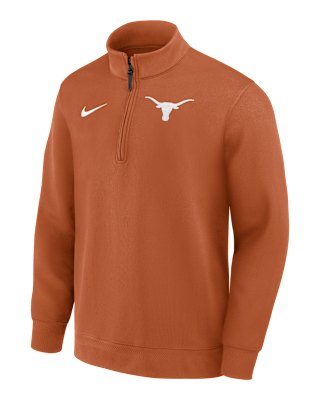Мужские  Texas Coaches Nike Dri-FIT College Long-Sleeve 1/2-Zip Top