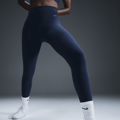 Mallas de 7/8 de tiro alto de sujeción suave para mujer Nike Zenvy