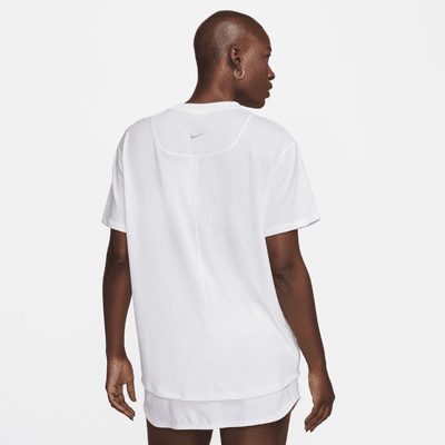 Nike One Relaxed Dri-FIT damestop met korte mouwen