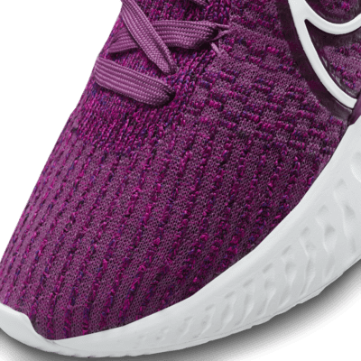 nike react infinity run flyknit purple