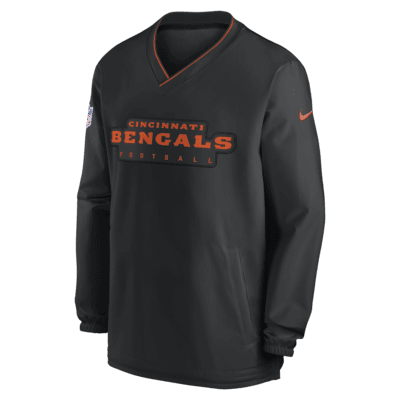 Cincinnati Bengals Sideline Men's Nike NFL Long-Sleeve Windshirt