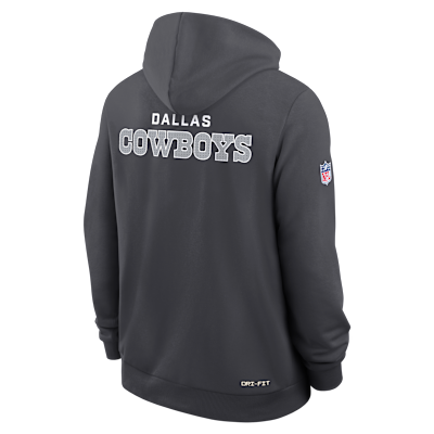 Sudadera con gorro sin cierre Nike Dri-FIT de la NFL para hombre Dallas Cowboys Initial Home Sideline
