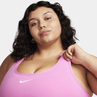 Nike Swoosh Medium Support Sujetador deportivo con acolchado (Talla grande) - Mujer